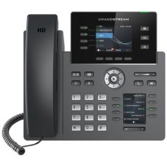 Grandstream Ip Phone Black 4 Lines Tft